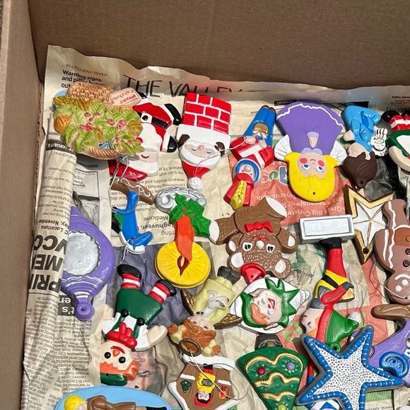 Clay vintage Christmas ornaments - Picture 1 of 3